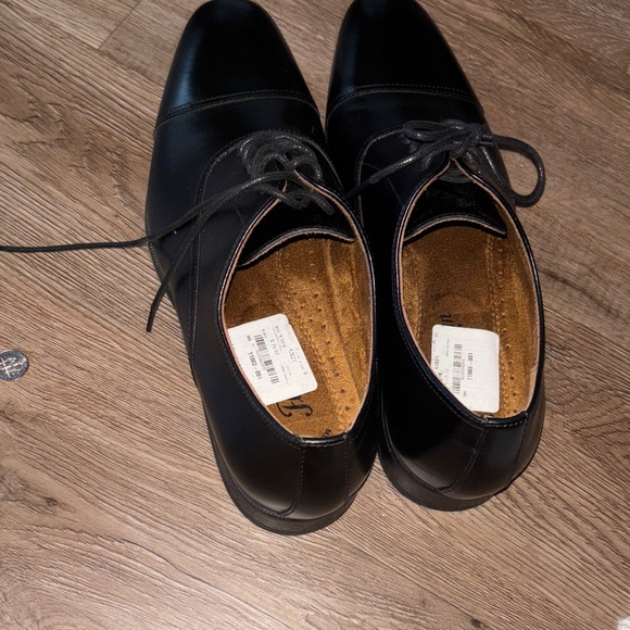 Florsheim Black Leather Men's Oxfords - Picture 3 of 3